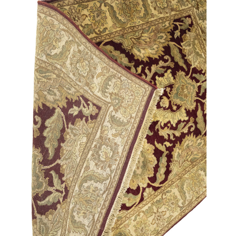 Tapis oriental rouge 4 x 6 Agra Jaipur