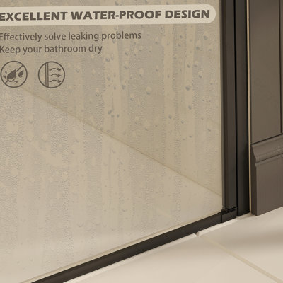 29-30" W ×72" H Frameless Pivot Shower Door, Pivot Swing Shower Glass Doors With 1/4"(6Mm) SGCC Clear Tempered Glass,Explosion-Proof Film, Reversible Installation, Brushed Nickel
