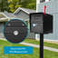 Oasis Classic Locking Post Mount Mailbox Black-813132710