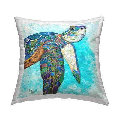 Abstract Outdoor Throw Pillow