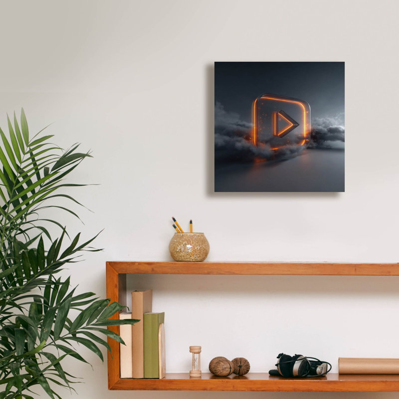  «Dream Play Button» par Ann Klee, art mural sur toile, 12 po x 12 po, H 12 po x l 12 po