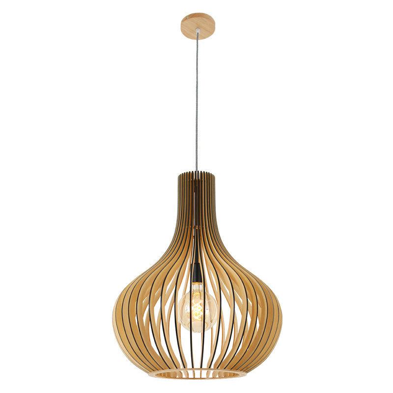 Preston 1 - Light Brown Teardrop Pendant