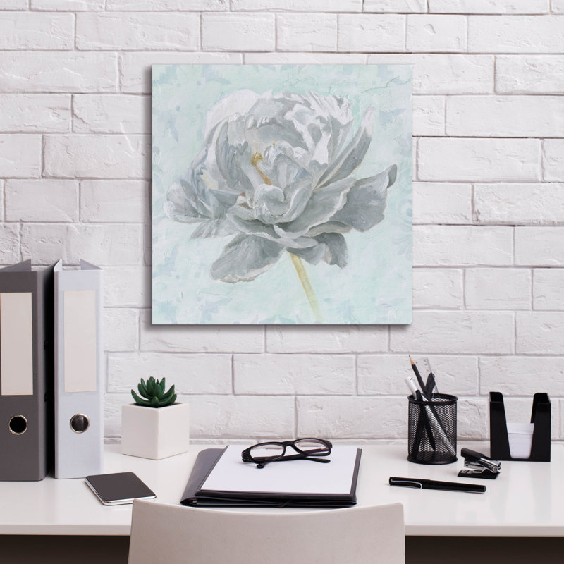 Art mural sur toile Epic Graffiti «Sublime Peony 2» par Wellington Studio, H 18 po x l 18 po x P 0,75 po