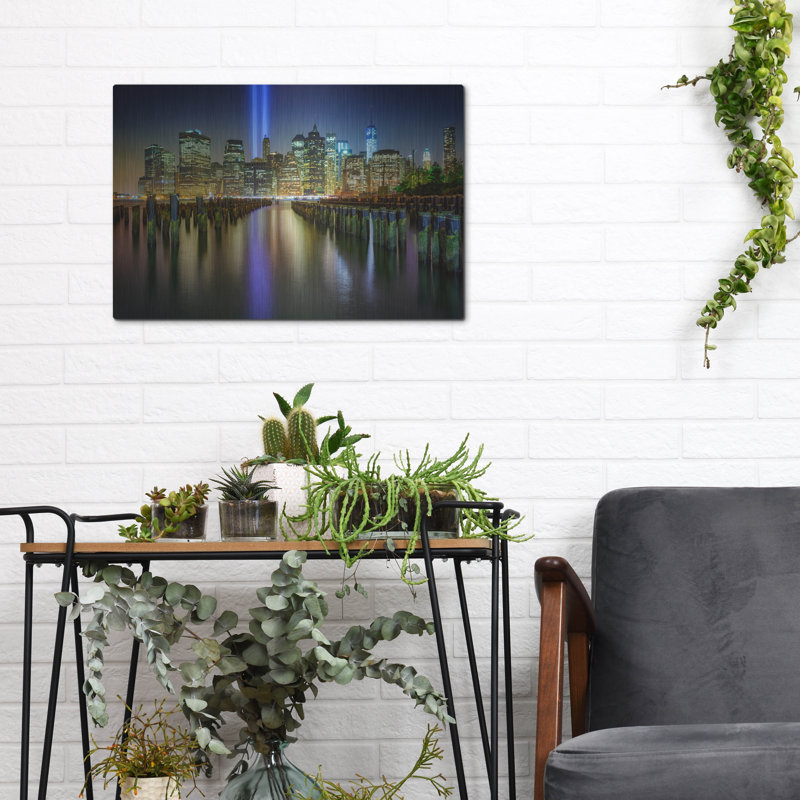 «NYC Tribute Lights» par Rick Berk, H 12 po x l 16 po