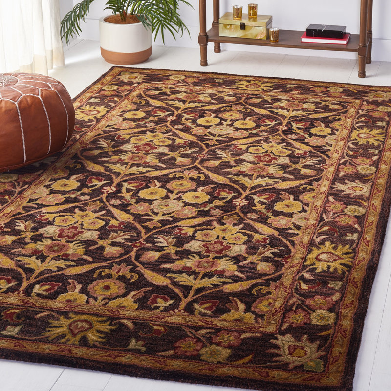 Handmade Multicolor Wool Tufted Persian Area Rug