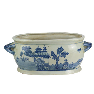 Pot à fleurs en porcelaine