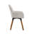 Rayshawn 22.83" W Linen Swivel Dining Chair-503307360