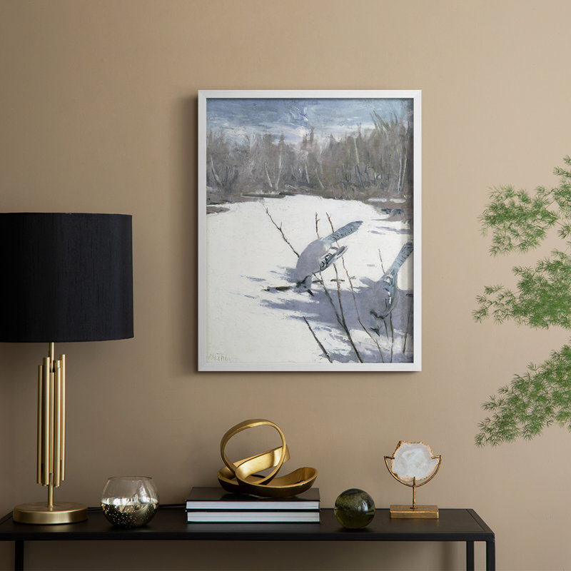 Reproduction encadrée vintage en bois massif CLxxix, H 11 po x l 9 po, Blanc