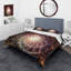Black/Gold Microfiber Duvet Cover Set-66399226
