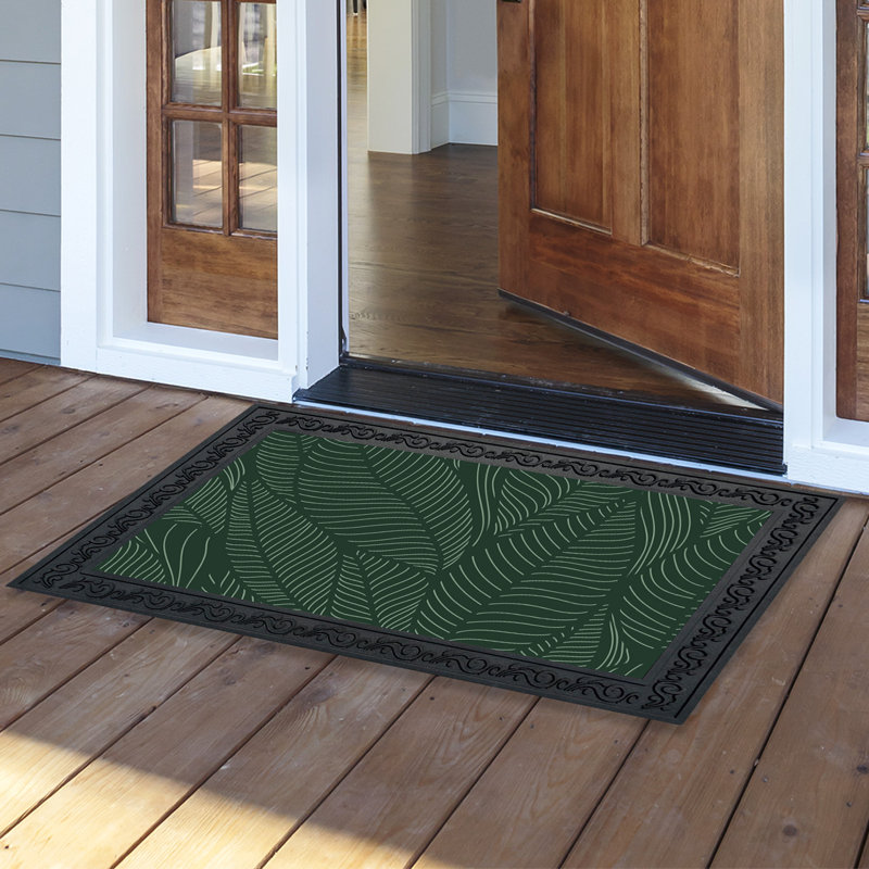 Paillasson feuilles tropicales