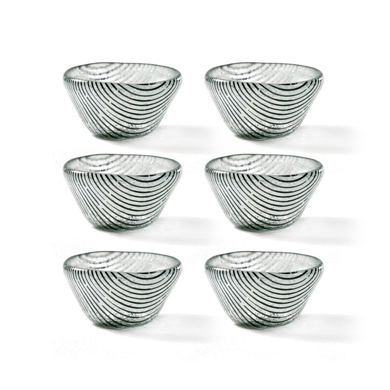 Diamètre de la vaisselle en verre: H 2,75 po: 1,5 po 2 oz Ramequin rond en verre noir (ensemble de 6)