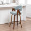 Tabouret de comptoir pivotant rembourré Providence-123200741