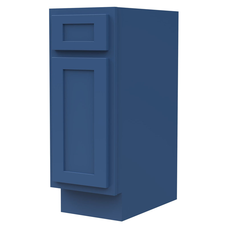 Base de meuble-lavabo simple Heyward, H 32,5 po x l 12 po x P 21 po, Bleu