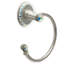 Caché II swing towel smooth ring left with Swarovski Aurore Boreale Crystals in Satin-849720375