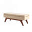 Banc de rangement en similicuir-384973405