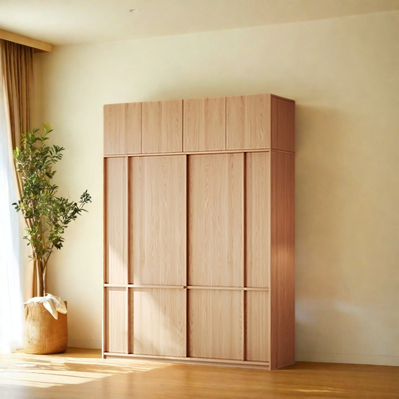 Une garde-robe au design simple, H 98,43 po x l 47,24 po x P 23,62 po