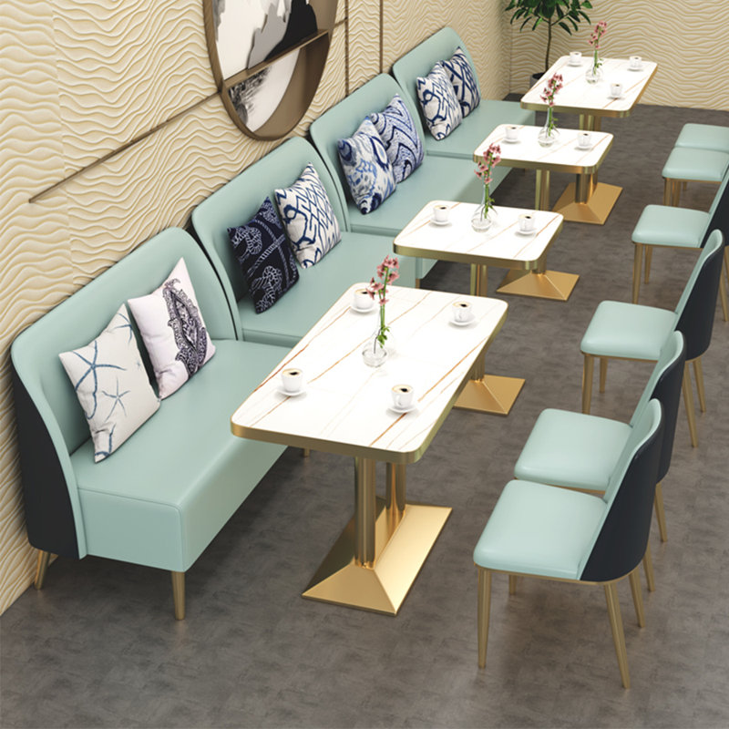Banc de rangement pour restaurant Café Burger Shop