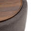 Table basse ronde avec rangement Teddy-870065663