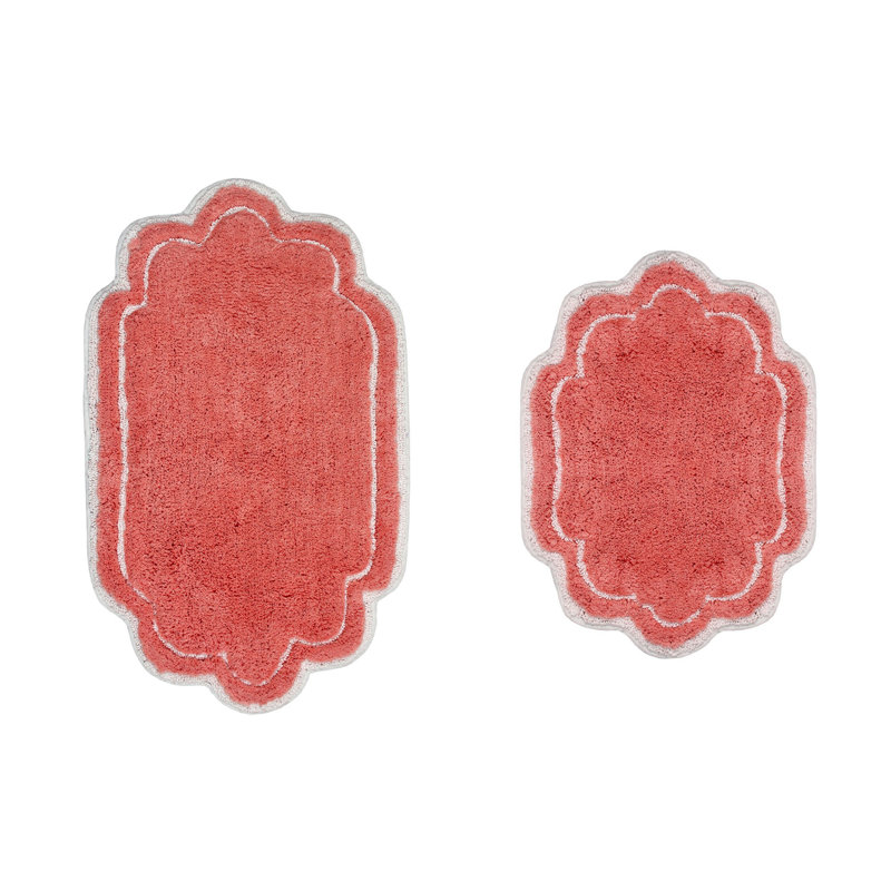 Tapis pour salle de bain Dobrinka, Corail