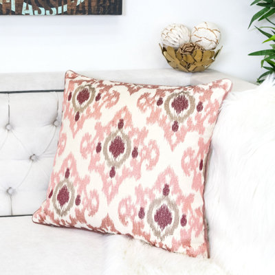 Woven Cotton Throw Pillow