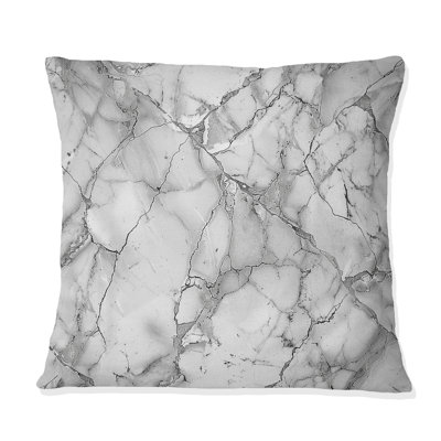 Marbre gris I - coussin décoratif traditionnel
