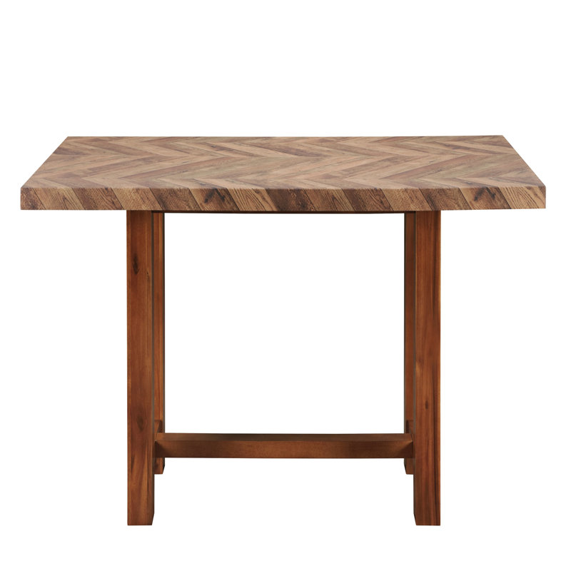 Brown Finish Dining Table