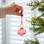 6cm Clear Glass Ball Ornament