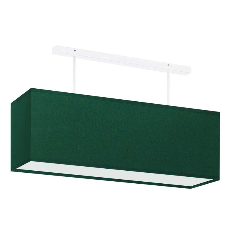Decoda 2 - Light Kitchen Island Pendant, Dark Green, White