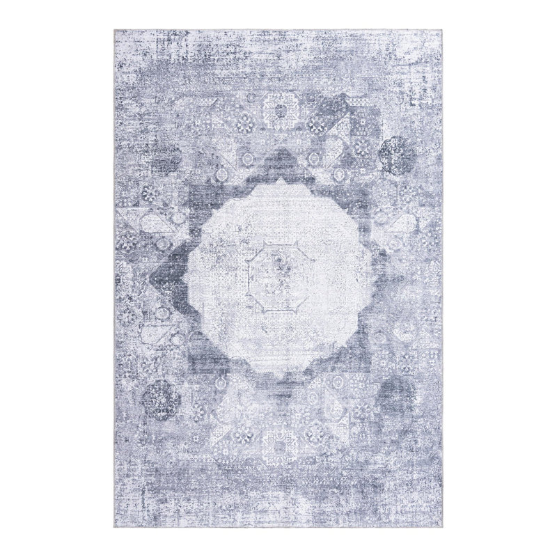 Floral Indoor Rug, Rectangle 6' x 9'