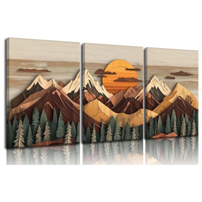 3 Piece Wrapped Canvas Print