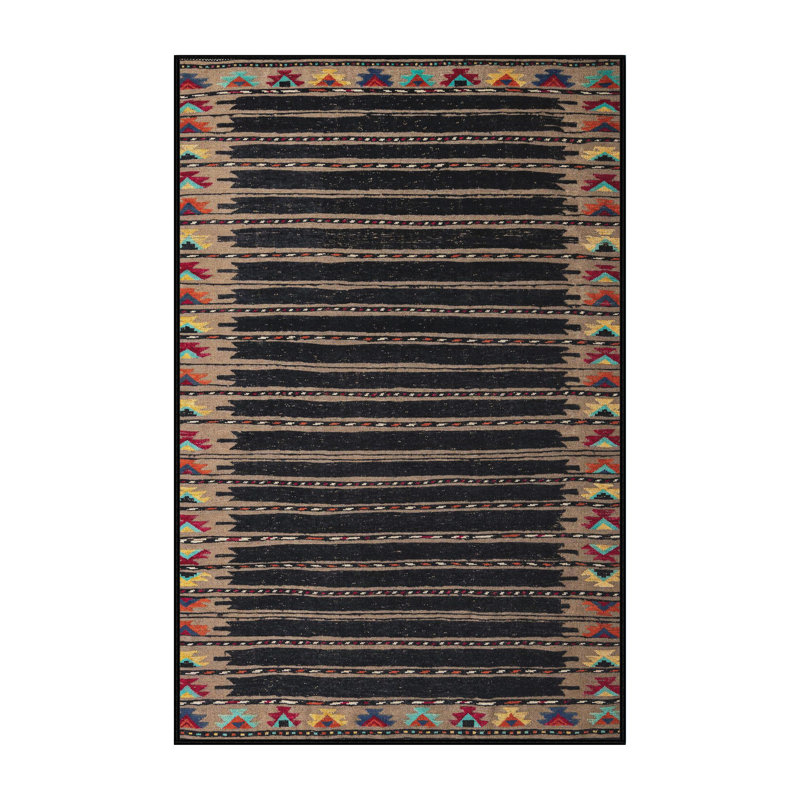 Abstract Indoor Rug, Rectangle 7' x 10'