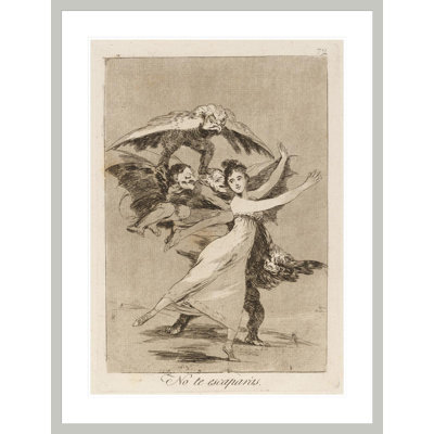 Pas de problème. (Vous n'échapperez pas.) Par Francisco de Goya - Impression sur toile