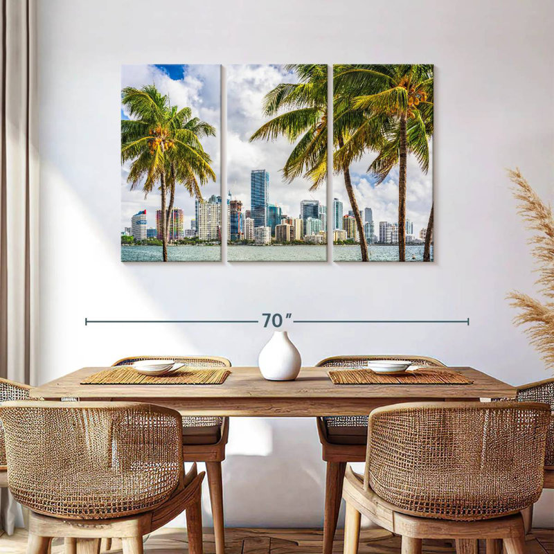Kavia Tropical Downtown Miami, 36" H x 57" W