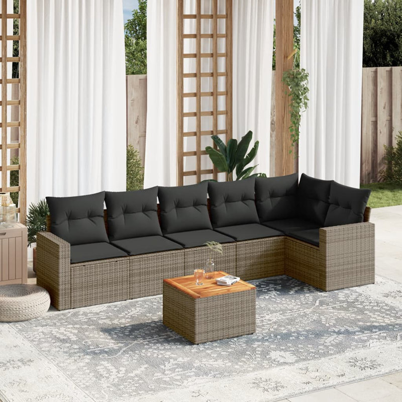 Vidaxl Garden Sofa SetWith  Cushions