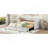 Twin XL To King Size Upholstered Daybed With Two Drawers, Beige