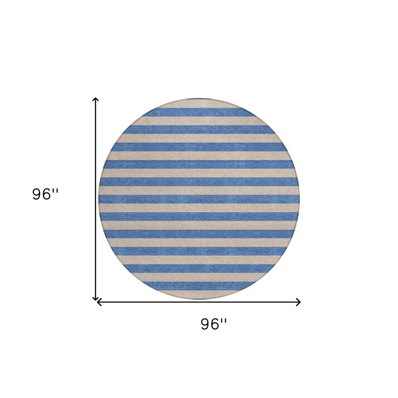 Tapis intérieur / extérieur rond 8 po