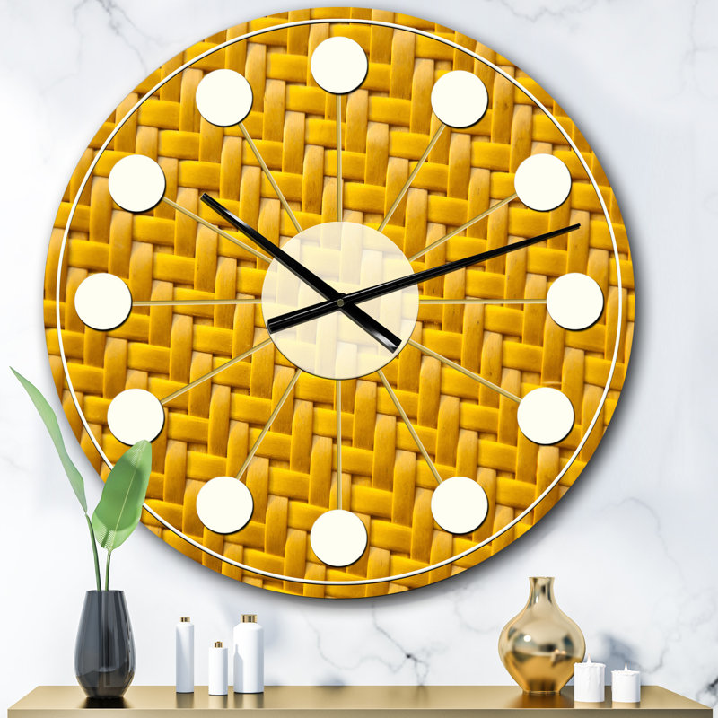 Horloge murale moderne Mid-Century, Surdimensionné
