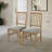Wooden Dining Chair With Warm Grey Cover-212929905