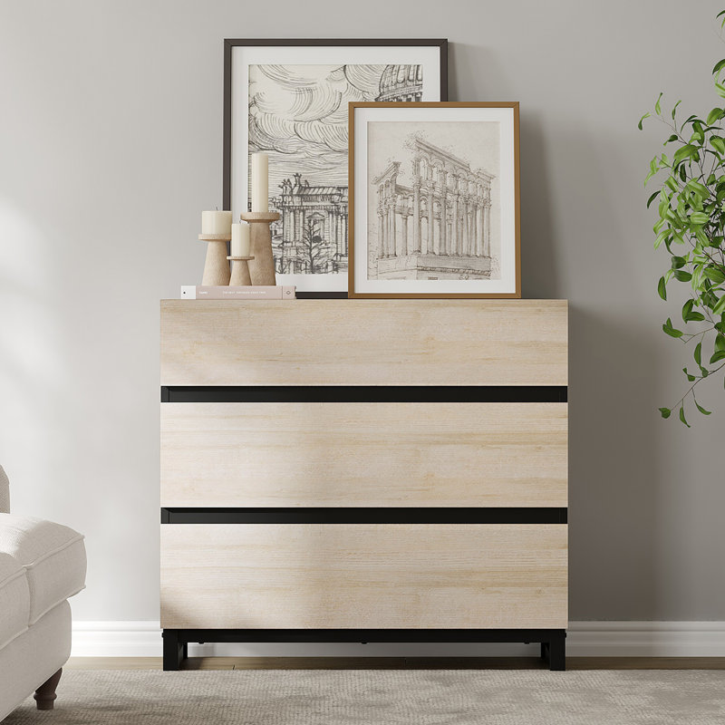 Aadam Accent Chest, Beige