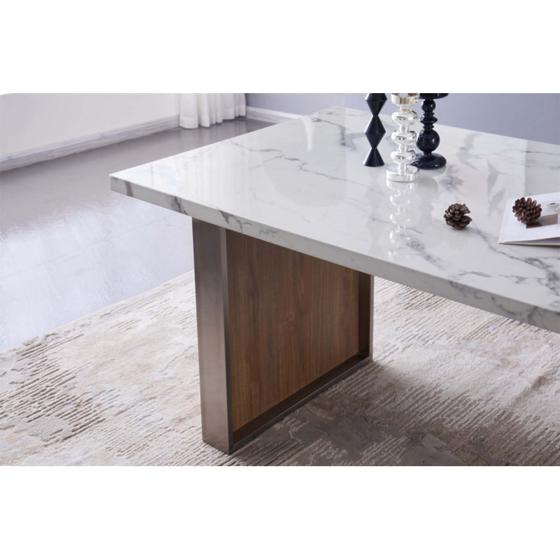 Table de salle à manger Elegant Luxurious Imitation Marble