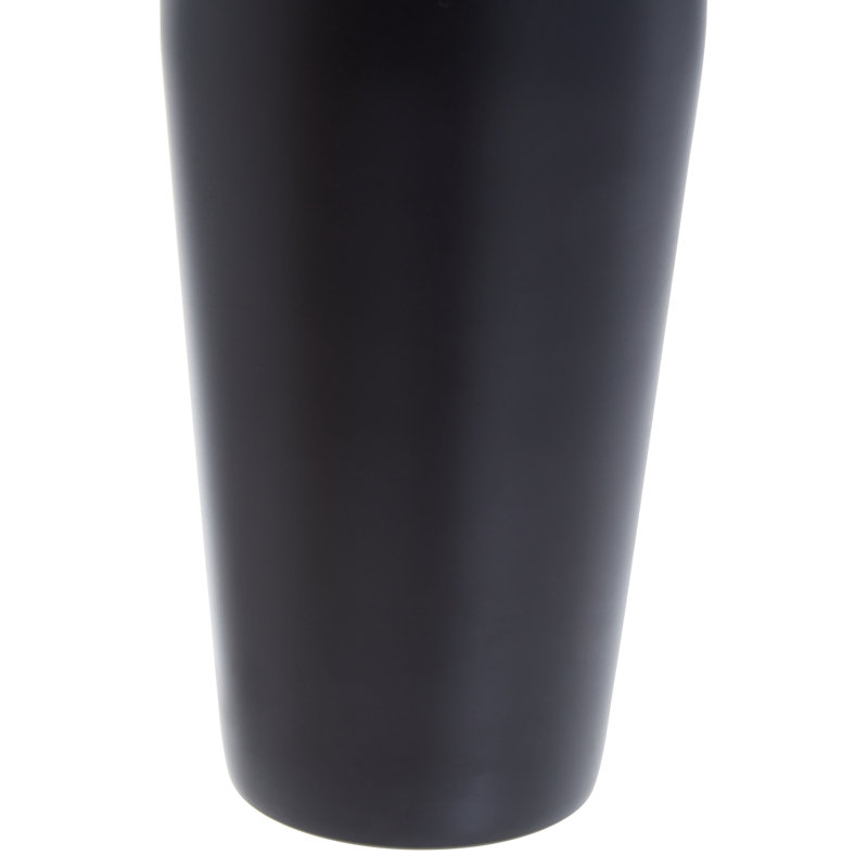 Aldrin Gold Finish And Black Cocktail Shaker, Gold/Black