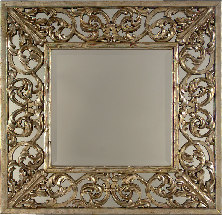 Berkeley Beveled Wall Mirror, 36" x 36"