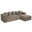 Canapé modulaire surdimensionné avec coussins Adame Boneless Compression-459245884-459245883-459245885