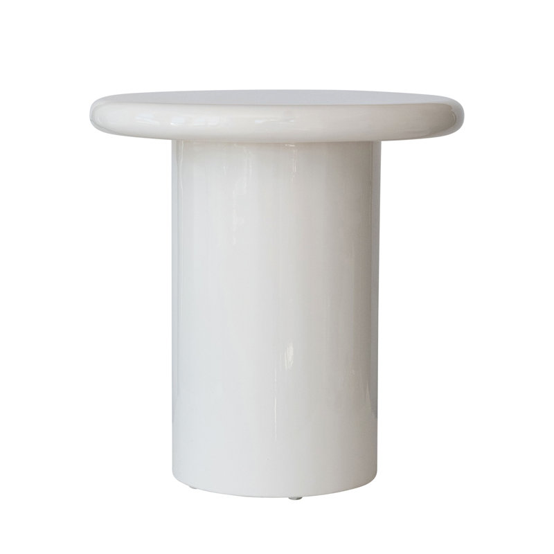 Table d'appoint ronde en béton