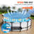 VEVOR Solar Pool Cover, Φ10 ft Round Solar Blanket for Pools, I