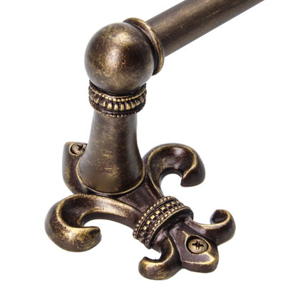 Charlemagne 24 inches c.c {approximately} towel Bar with 5/8 smooth center in Chalice
