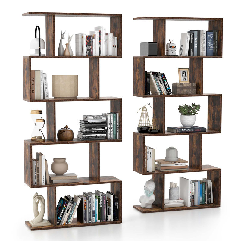 Cawanda Geometric Bookcase
