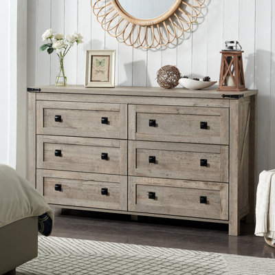 Grantville Farmhouse 6 - Drawers Double Dresser