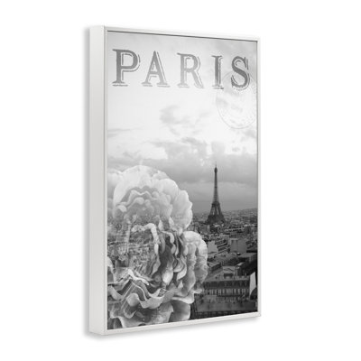 Giclée encadrée Paris, carte postale par Paris, design par Emily Navas