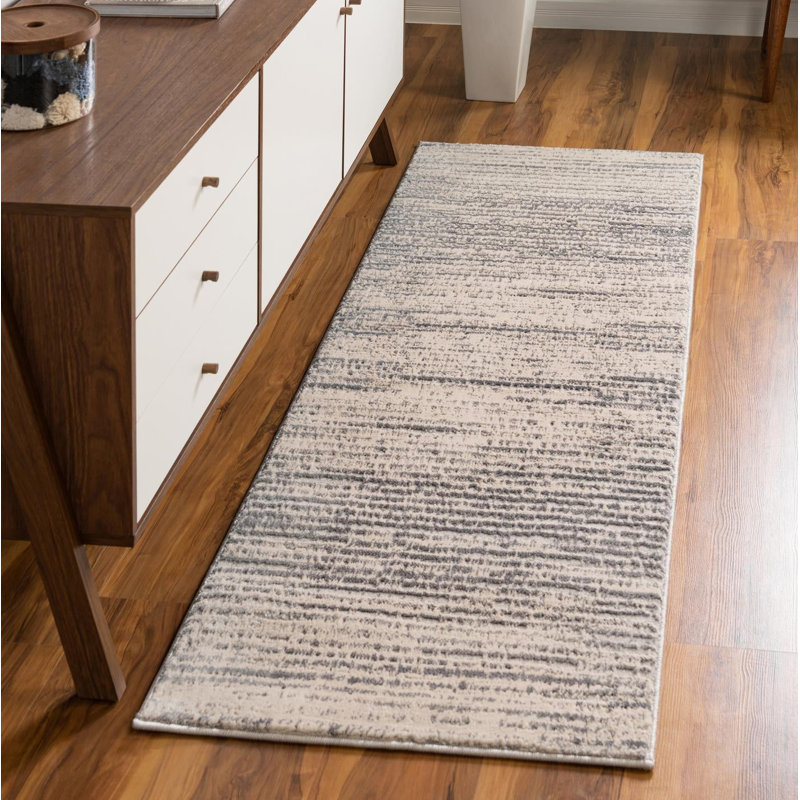 Tapis crème, Tapis de couloir 2 pi x 12 pi
